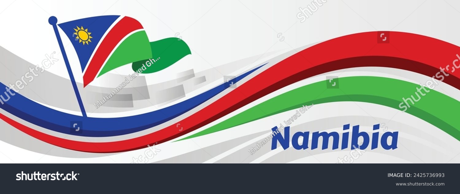 Namibia Independence Day Banner. Namibian - Royalty Free Stock Vector ...