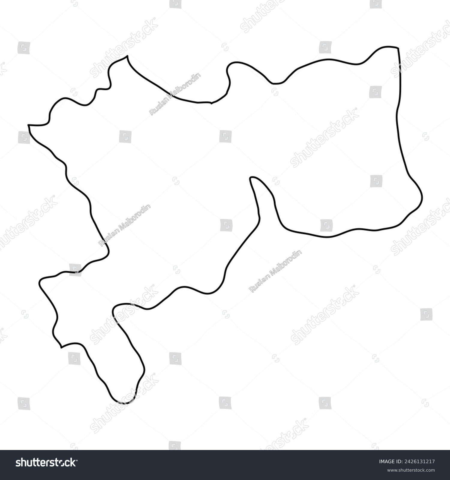 Kandy District map, administrative division of - Royalty Free Stock ...