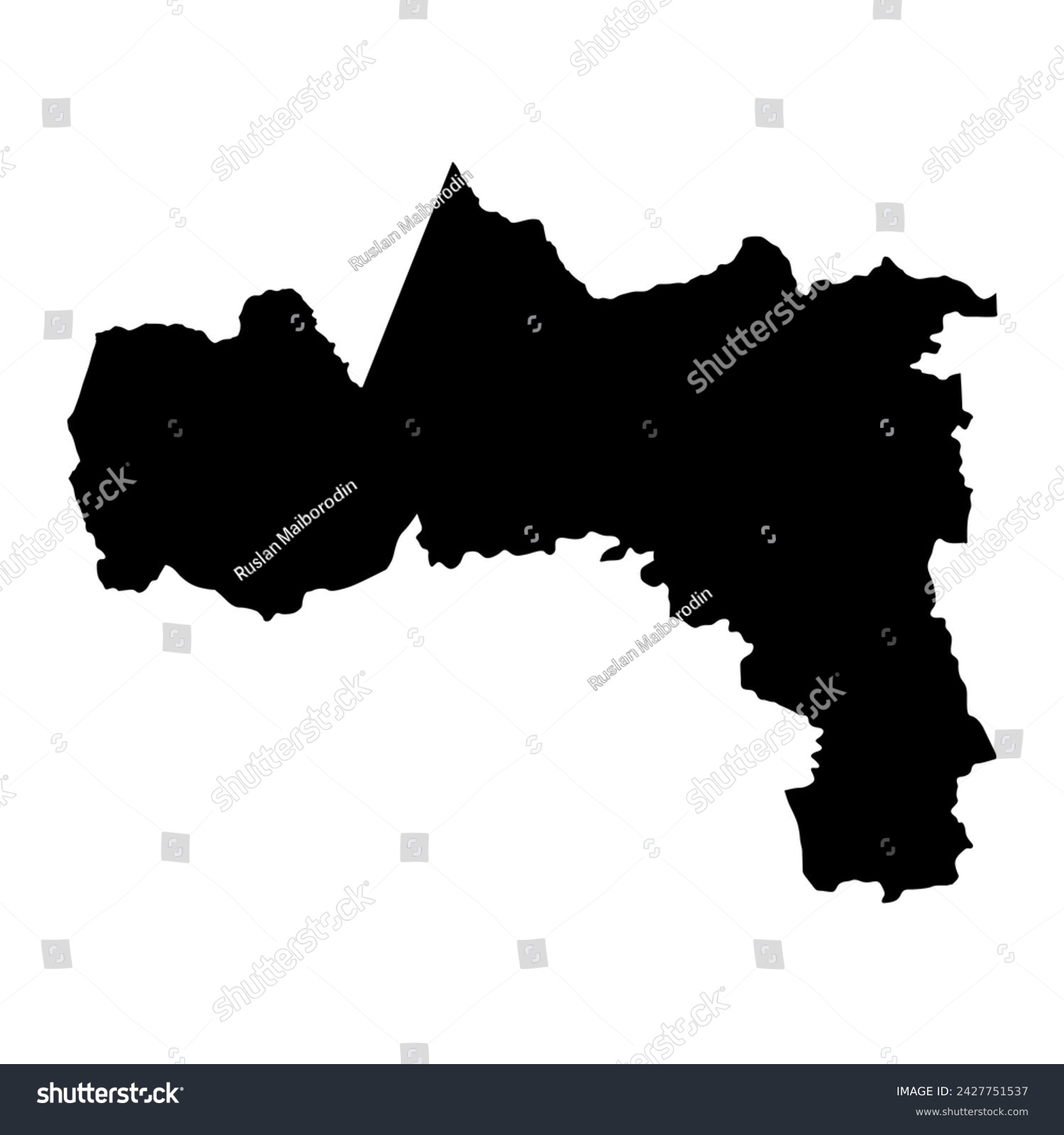 Tigray Region map, administrative division of - Royalty Free Stock ...