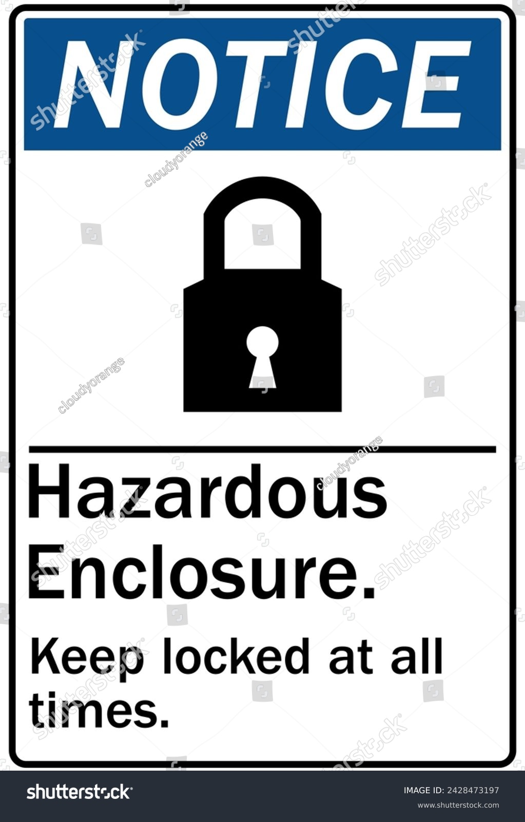 Hazardous area warning sign and labels - Royalty Free Stock Vector ...