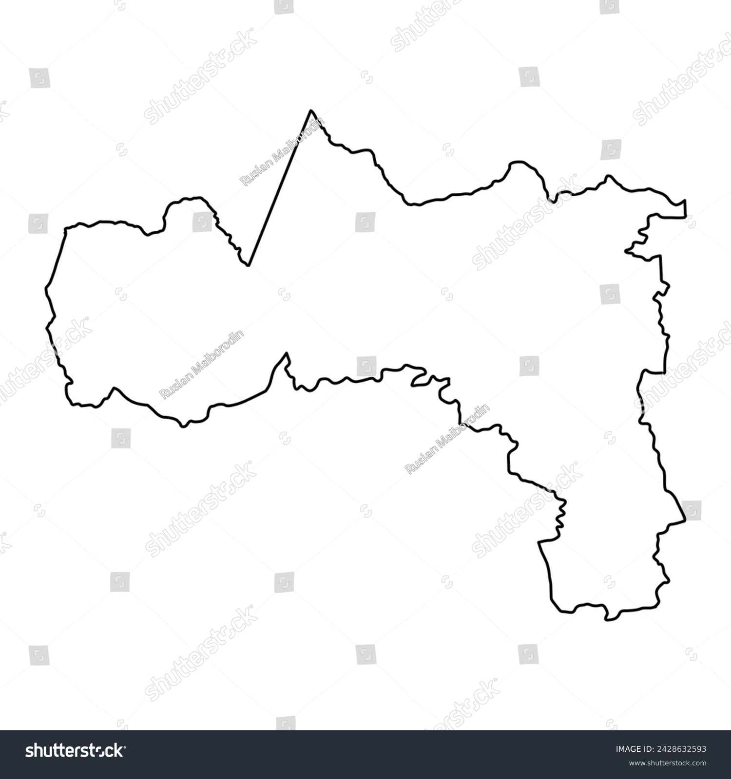 Tigray Region map, administrative division of - Royalty Free Stock ...