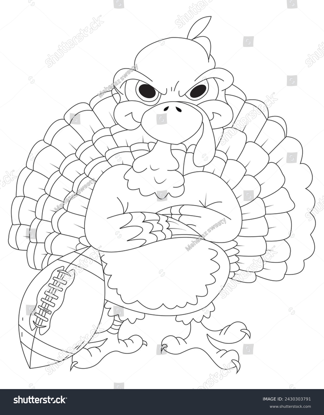 thanks giving coloring page coloring book page - Royalty Free Stock ...