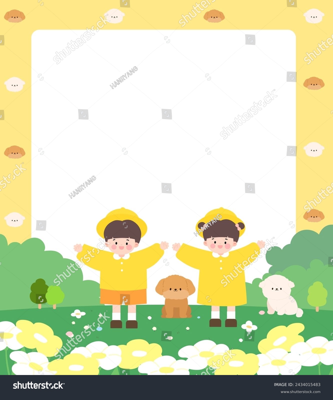 Sample template for kindergarten student - Royalty Free Stock Vector ...