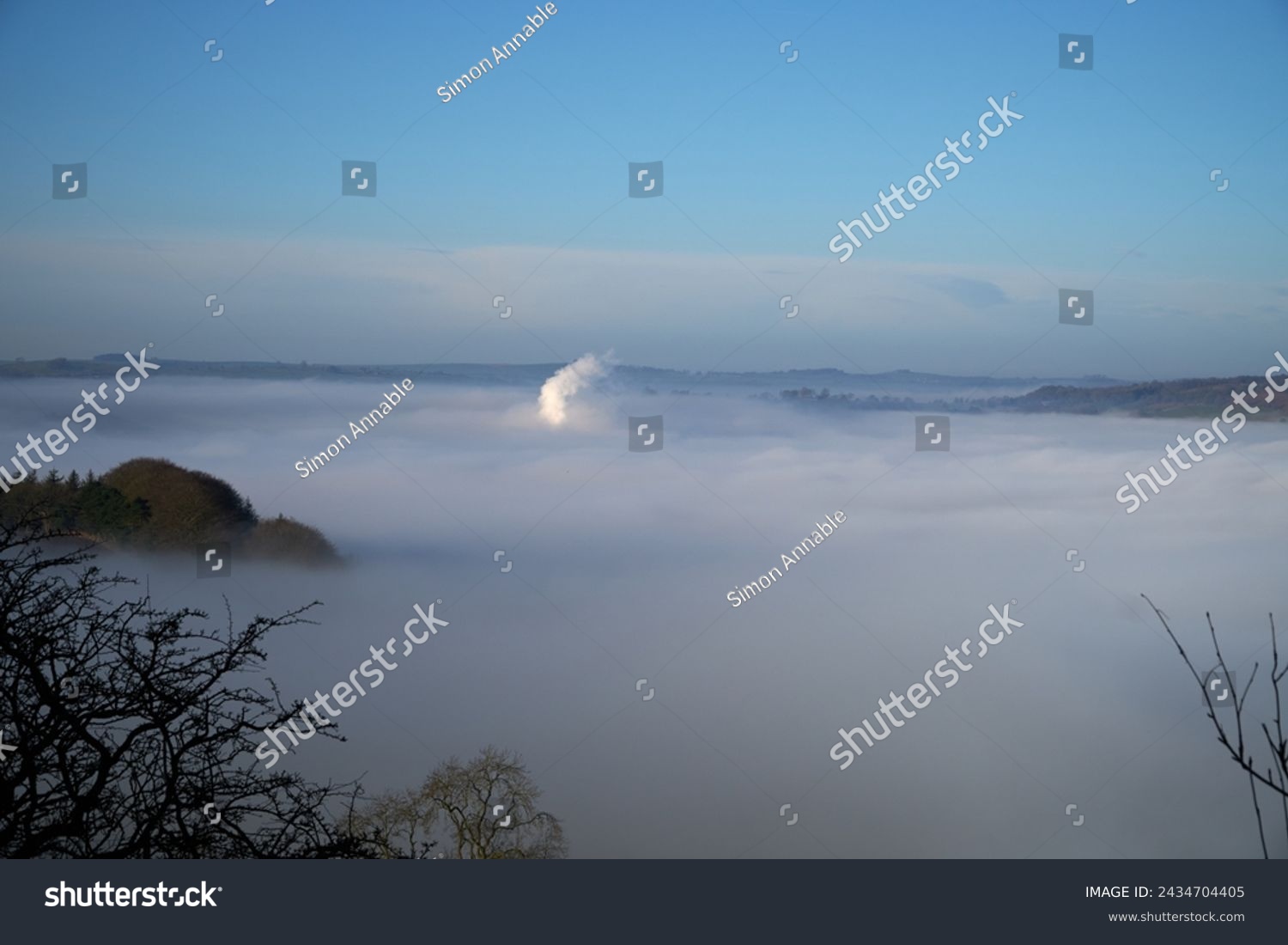 Cloud inversion in a Derbyshire valley #2434704405