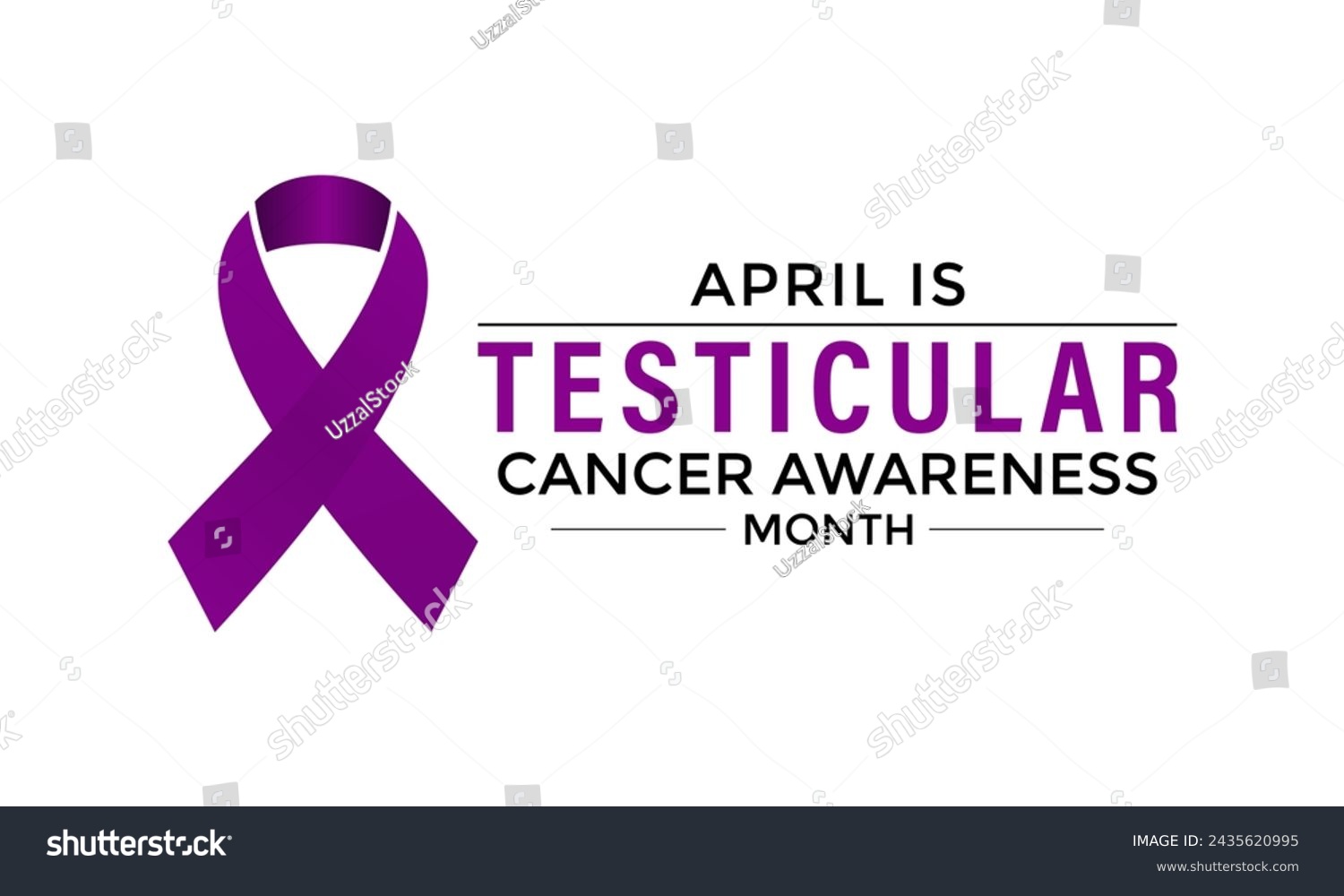 Testicular cancer awareness month observed each - Royalty Free Stock ...