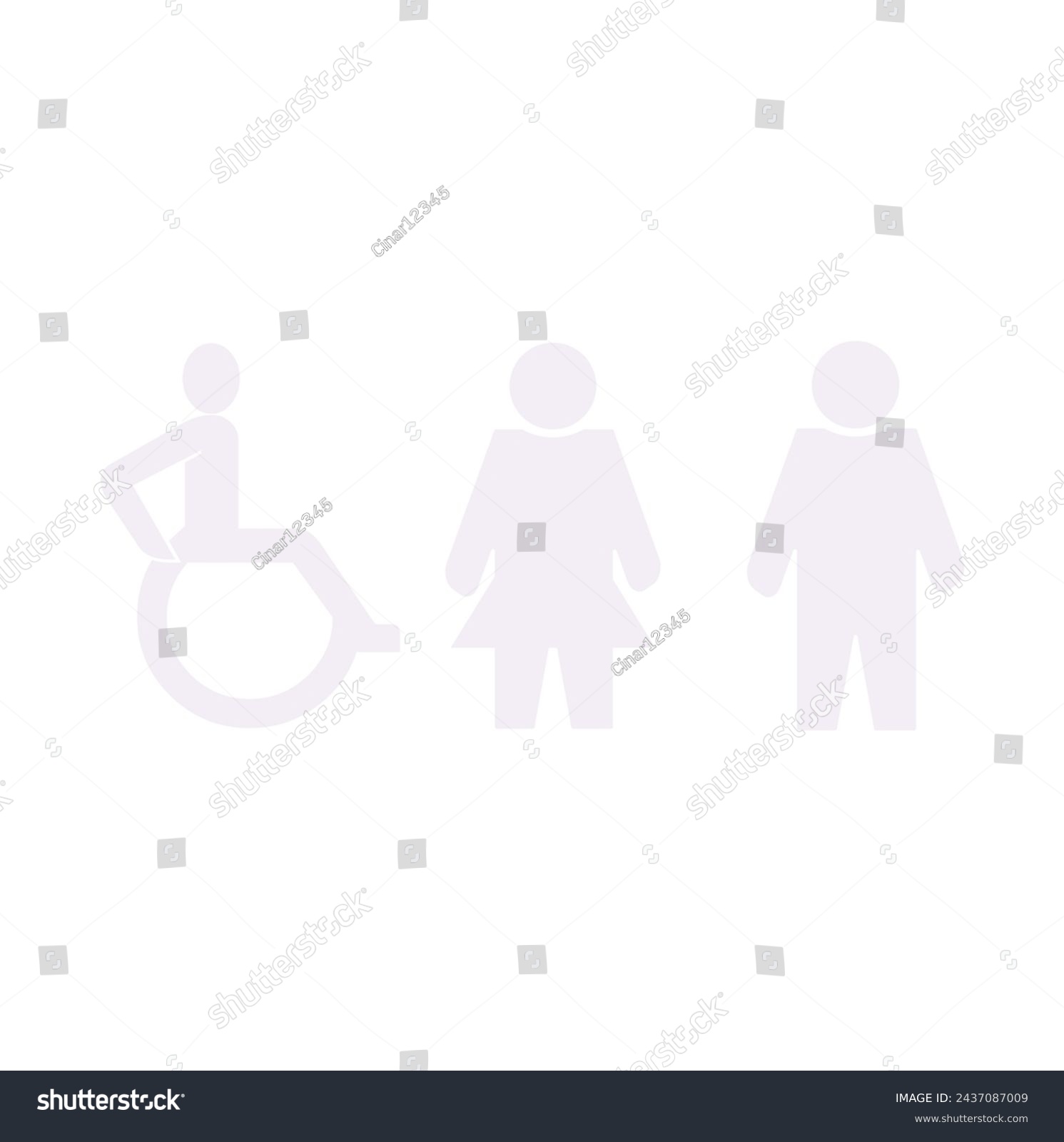 toilet sign printable public signage symbol man - Royalty Free Stock ...