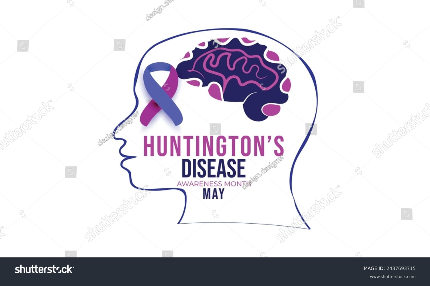 Huntington's disease awareness month. background - Royalty Free Stock ...