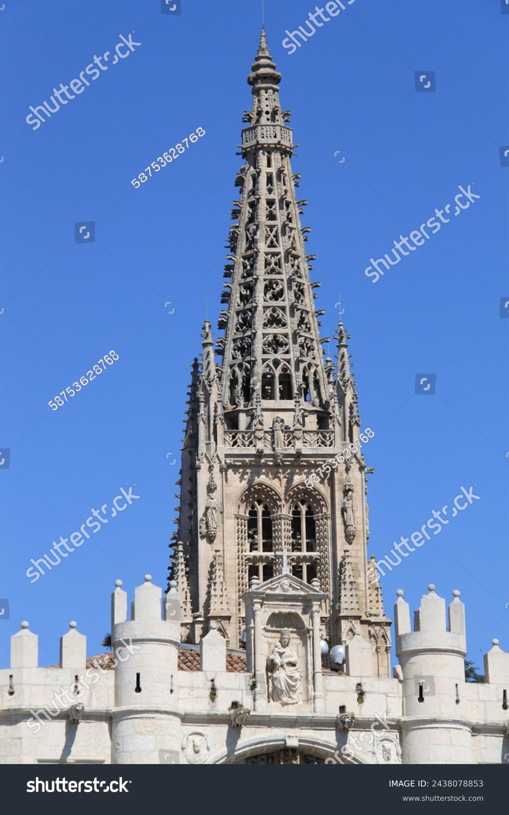 Burgos Cathedral, basilica of Santa Maria, dome Maria, dome, limestone, Renaissance, baroque, romanic, catholic, spire, architecture #2438078853