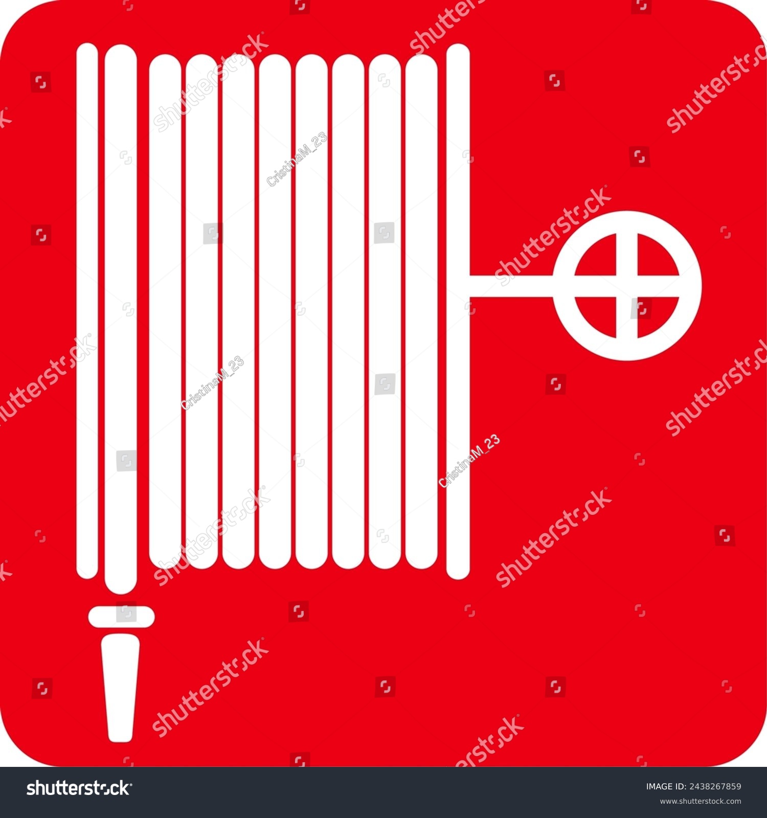 Fire Hose Reel Cabinet,Fire emergency, fire - Royalty Free Stock Vector ...