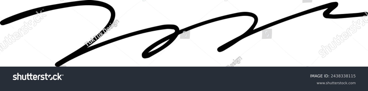 Hand drawn curly swish icon vector illustration, paint brush design element of swash, swoosh, swoosh underline swirl squiggle stroke illustration  #2438338115