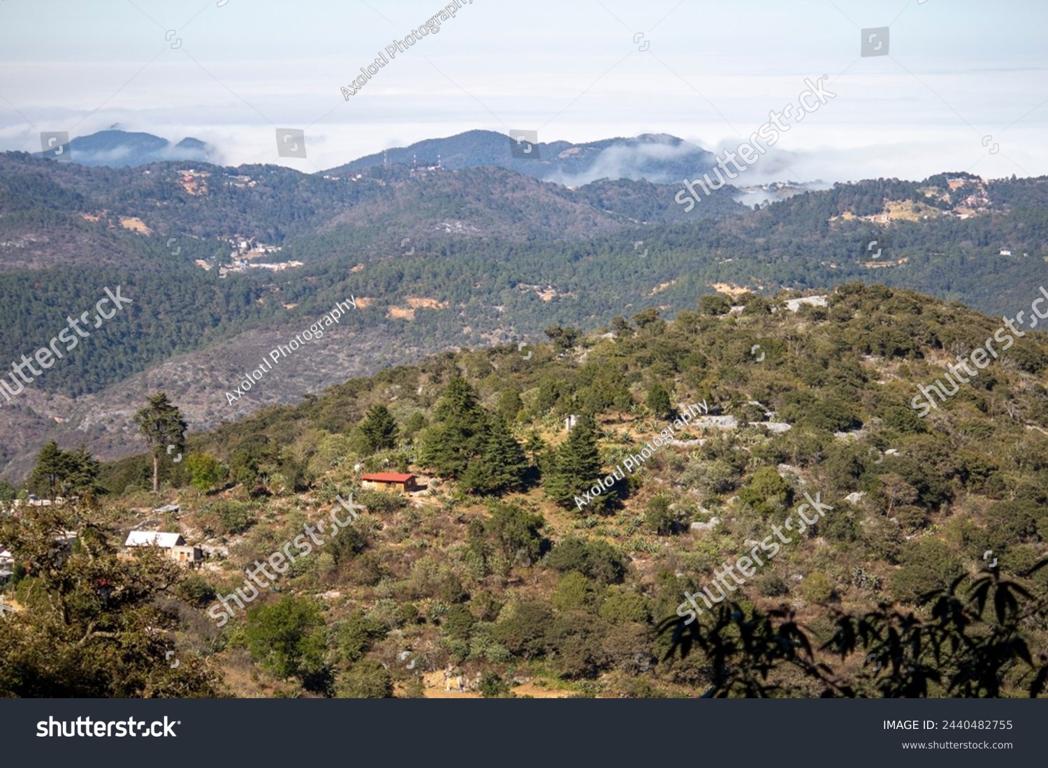 Vista aérea en Pinal de Amoles Querétaro #2440482755