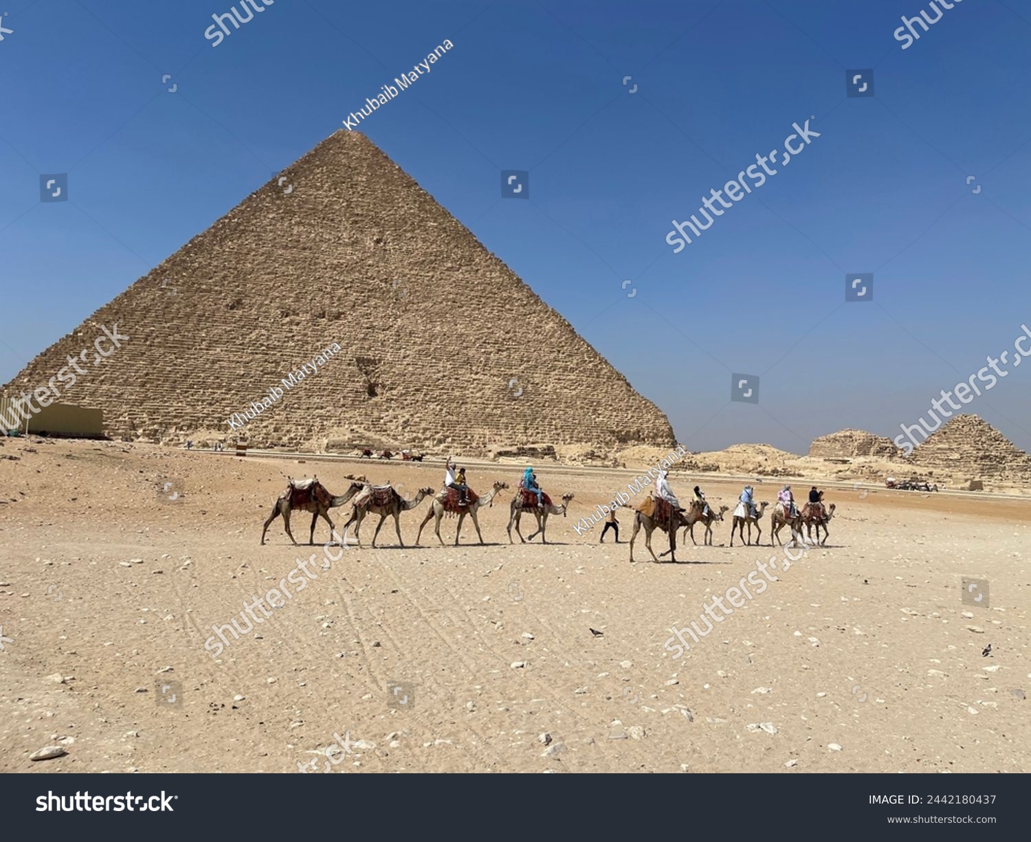 The Great Pyramid of Giza is the largest Egyptian pyramid and served as the tomb of pharaoh Khufu, who ruled during the Fourth Dynasty of the Old Kingdom.Cairo,egypt #2442180437