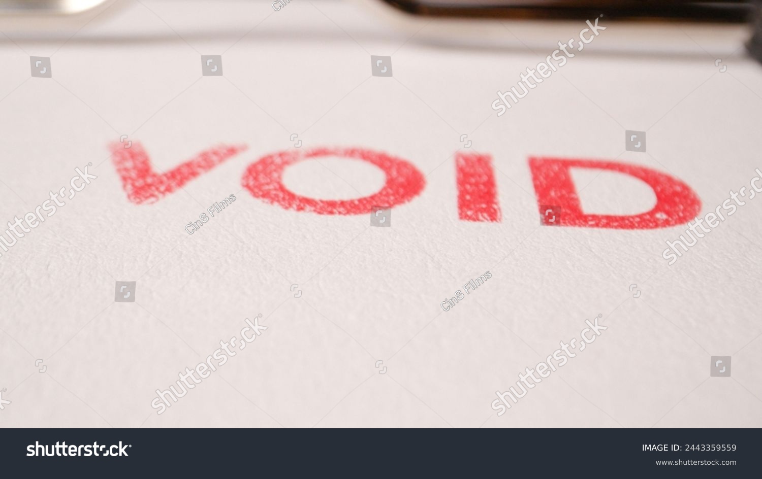 19 photo of red void stamp contract agreement invalidate concept #2443359559