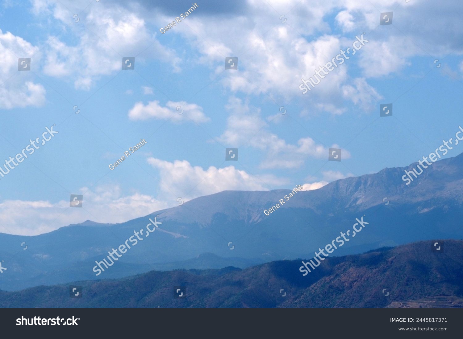 The mountains near Colorado Springs, CO. #2445817371