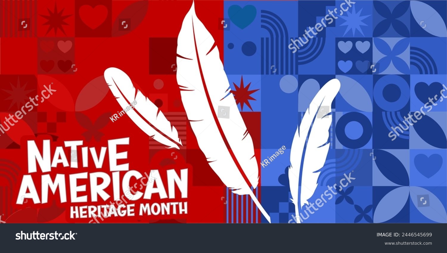 Native American Heritage Month banner - Royalty Free Stock Vector ...