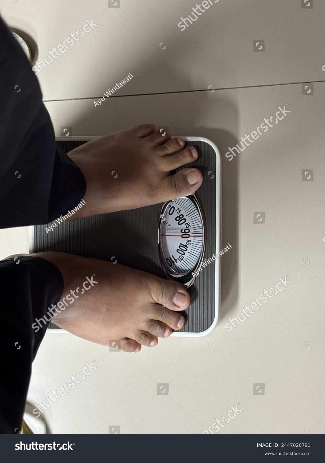 An obese person weighing 90kg #2447020791