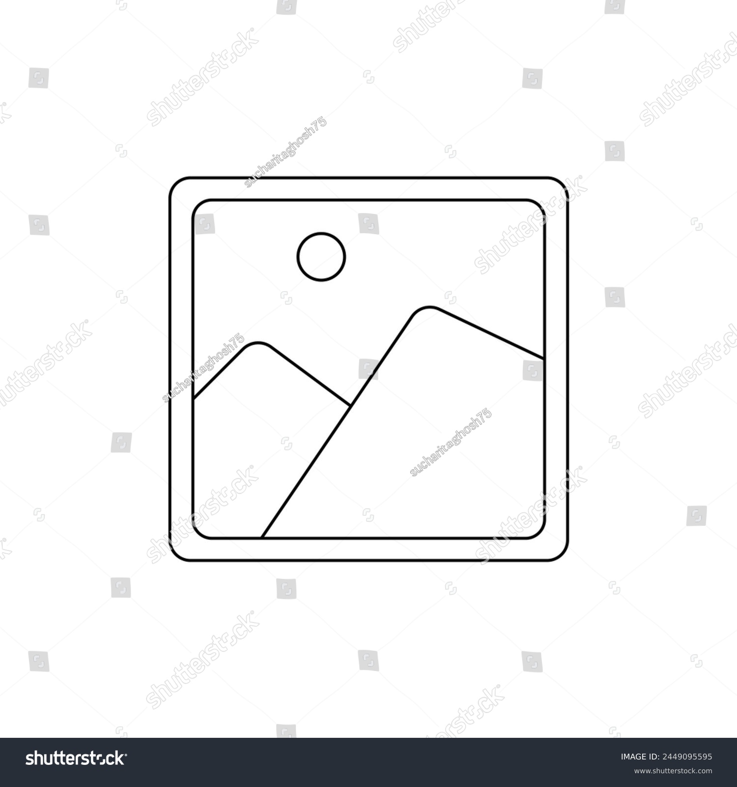 Picture Gallery Icon Logo. Photo Gallery icon - Royalty Free Stock ...