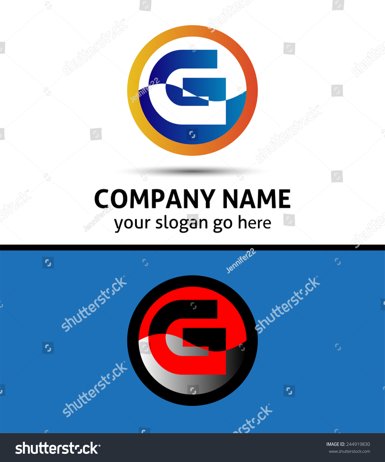 Letter G Logo Icon Design Template Elements. - Royalty Free Stock ...