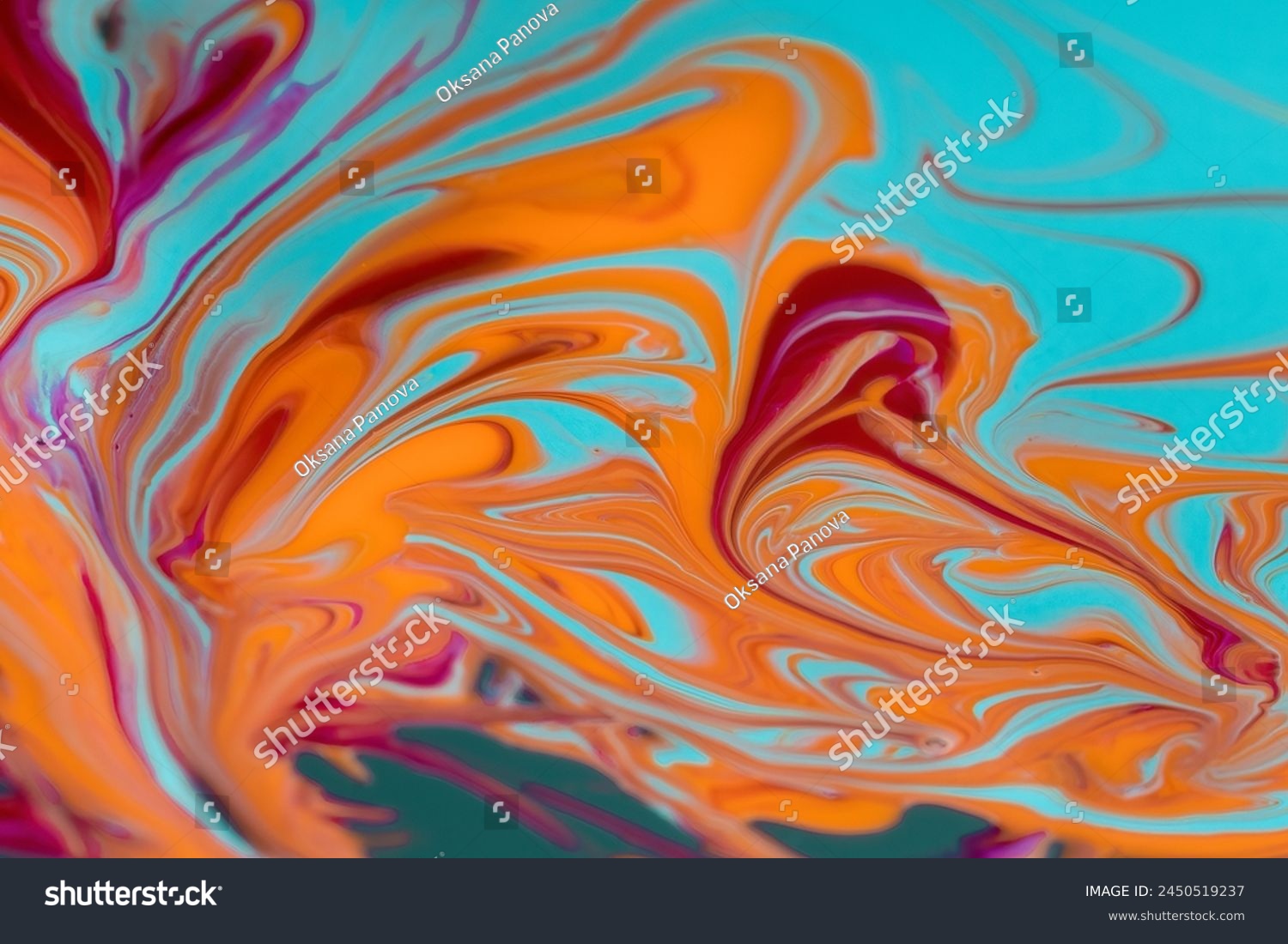 Abstract vivd wavy object. Abstract dynamic background. Futuristic swirling lines.  #2450519237