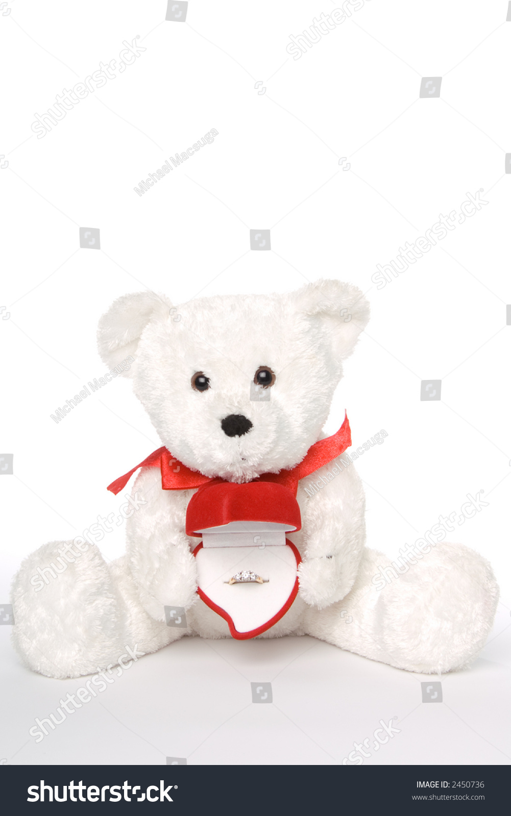 teddy bear ring box