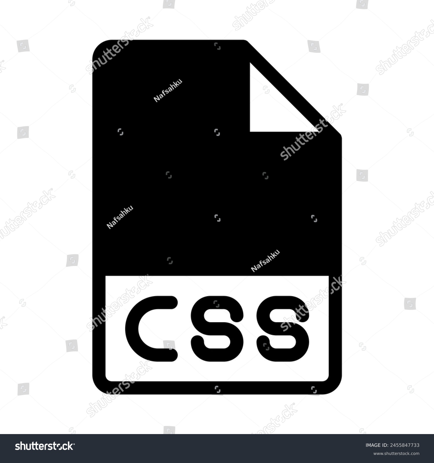 Css file format icons. Files type symbol - Royalty Free Stock Vector ...