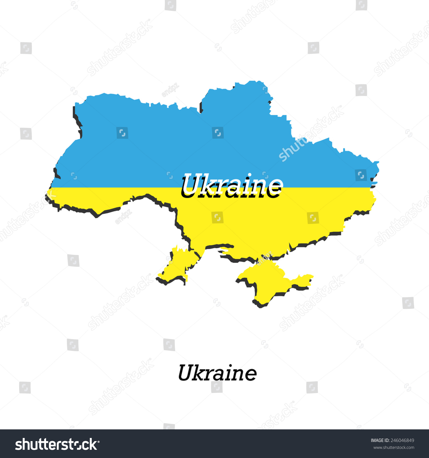 Map of Ukraine for your design, concept - Royalty Free Stock Vector ...