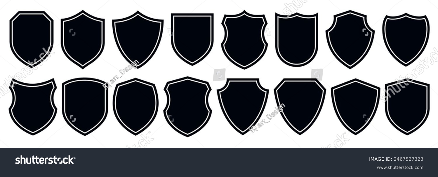 Set of vintage label and badges shape - Royalty Free Stock Vector ...