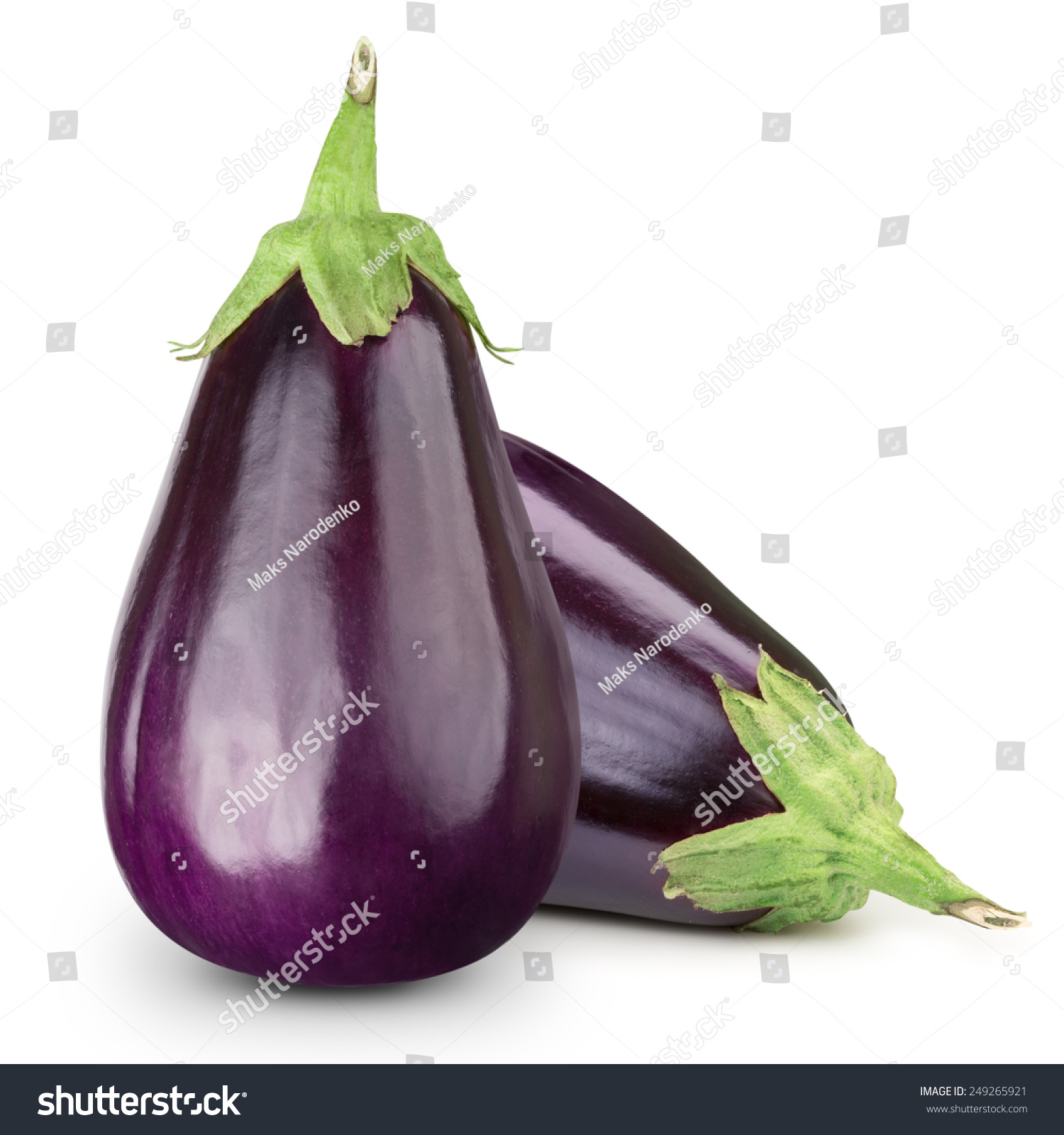 Eggplant isolated on white  #249265921