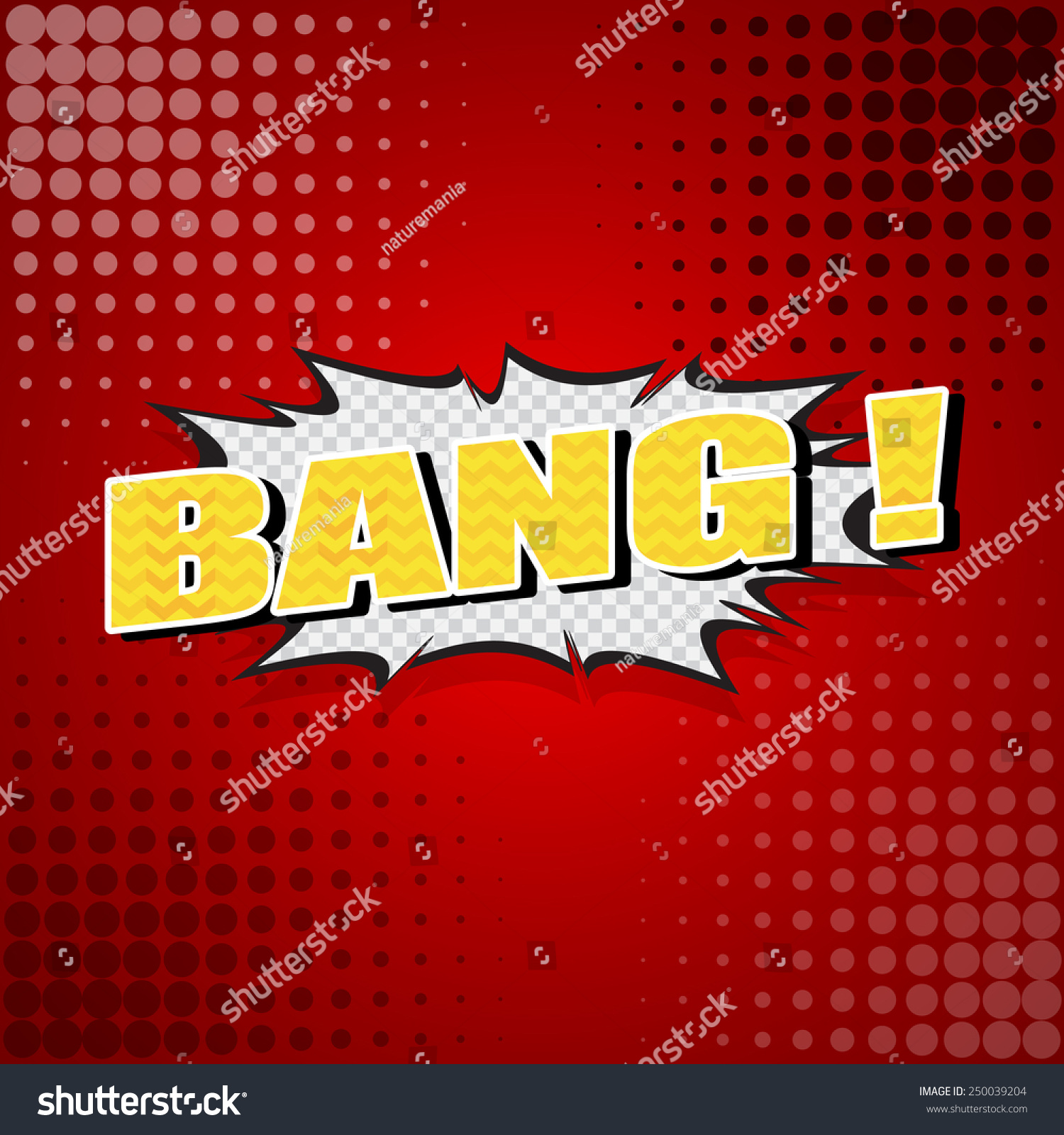 BANG ! Comic speech bubble cartoon,vector - Royalty Free Stock Vector ...