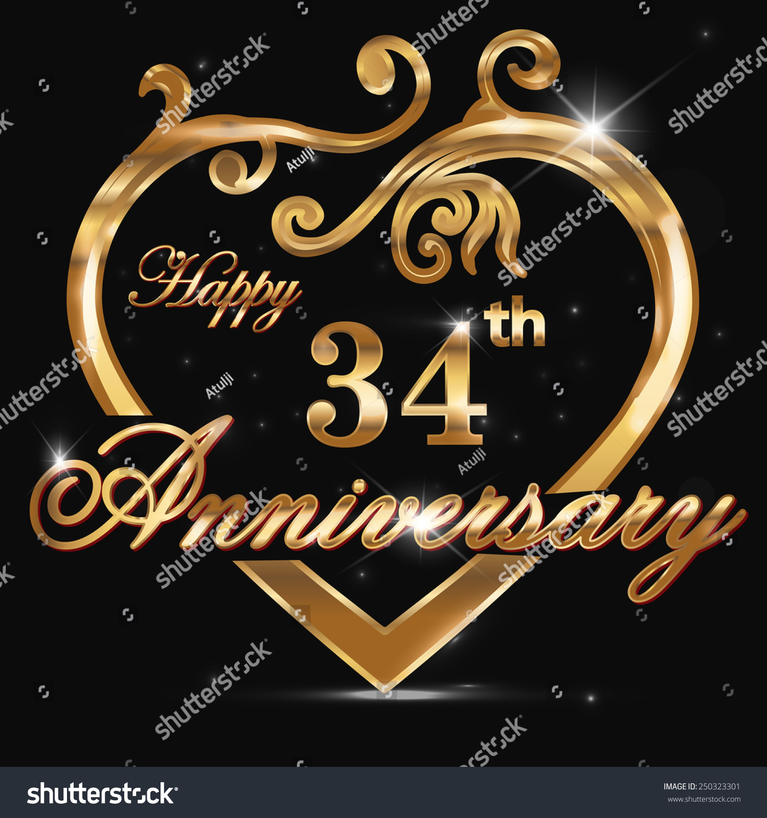 wedding anniversary 34 years