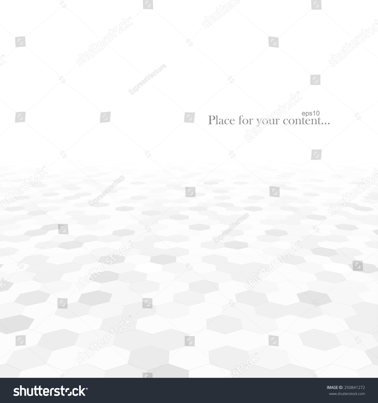 Abstract background with white shapes. White and grey texture. Vector illustration - eps10 #250841272