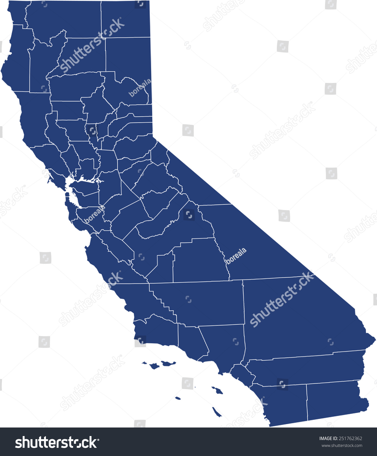 California map #251762362