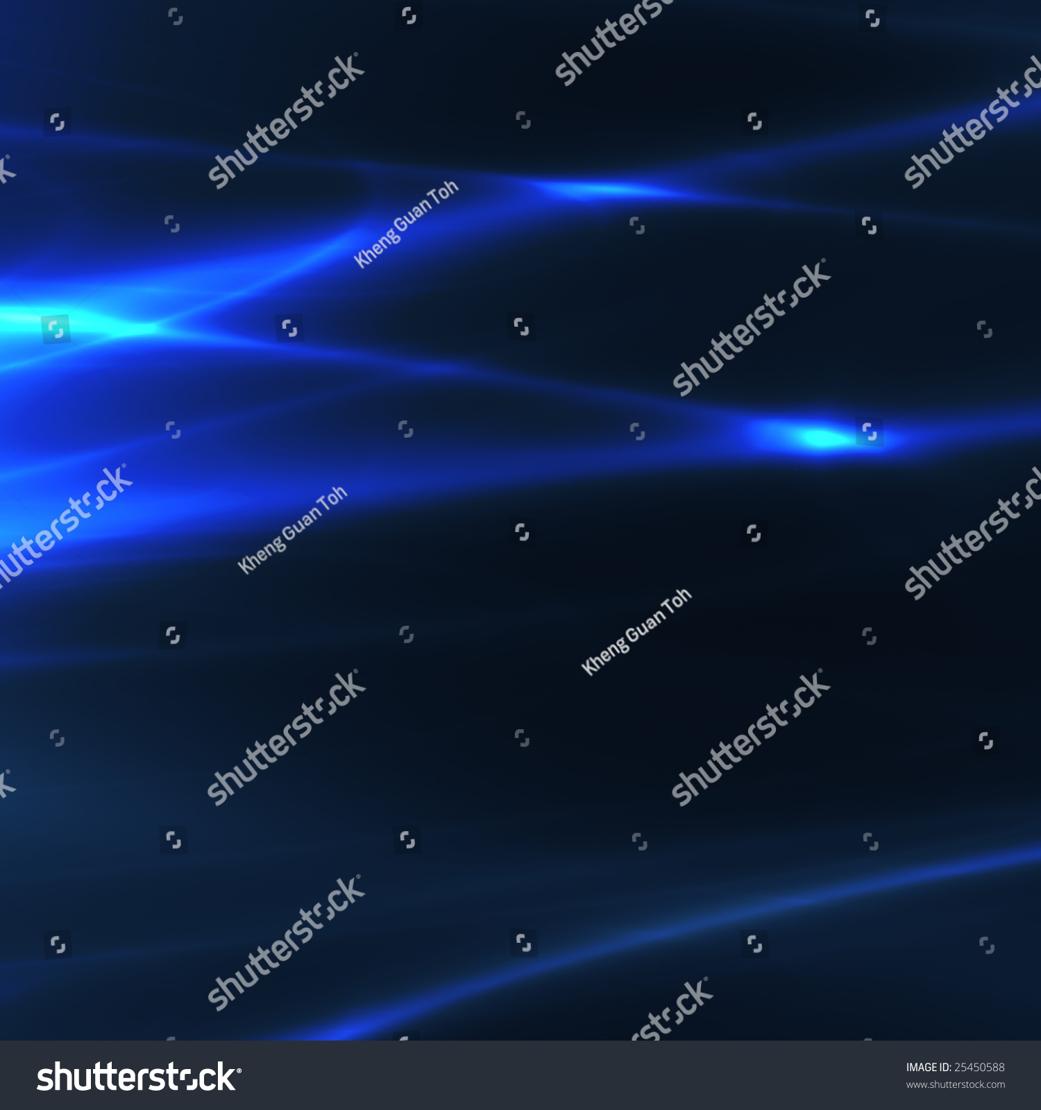 Abstract wallpaper illustration of glowing wavy streaks of light #25450588