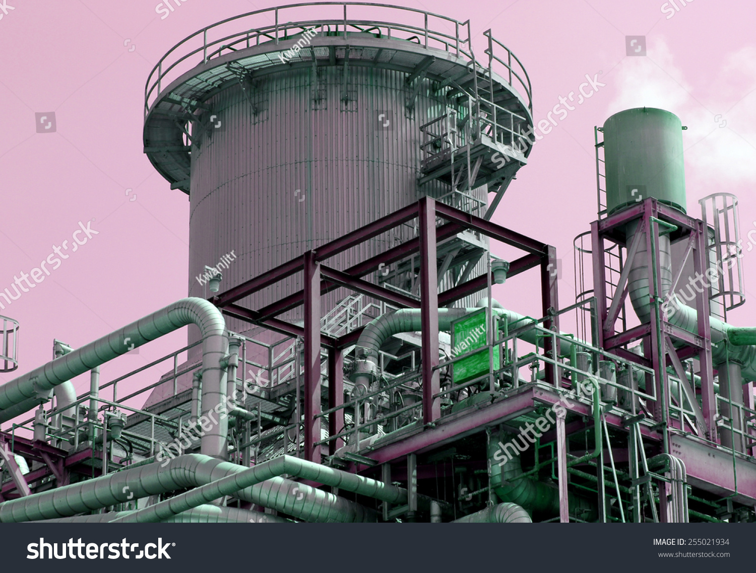 Natural Gas Combined Cycle Power Plant - Royalty Free Stock Photo ...