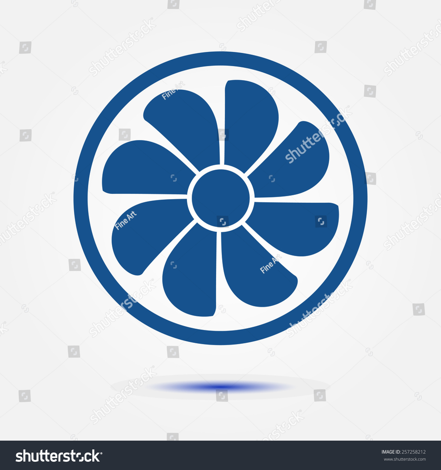 Exhaust fan icon. Ventilator symbol. - Royalty Free Stock Vector ...