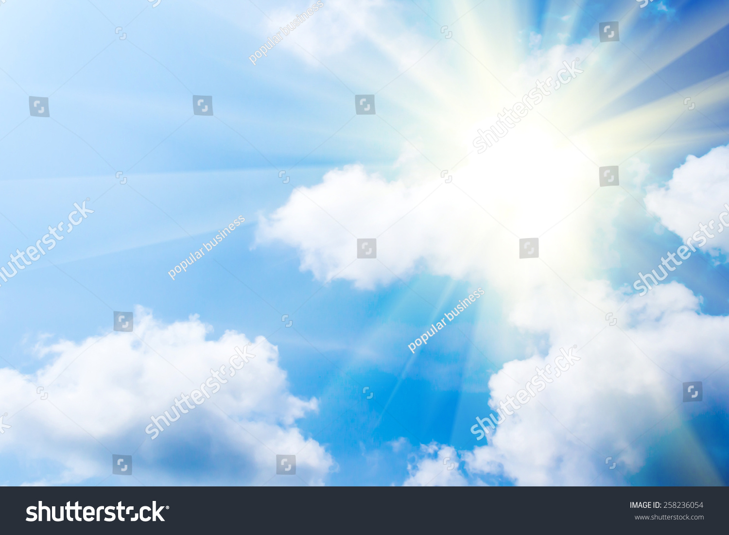 blue sky with white cloud background #258236054
