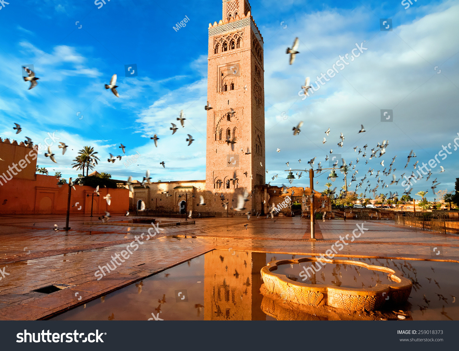 Koutoubia mosque, Marrakech, Morocco #259018373