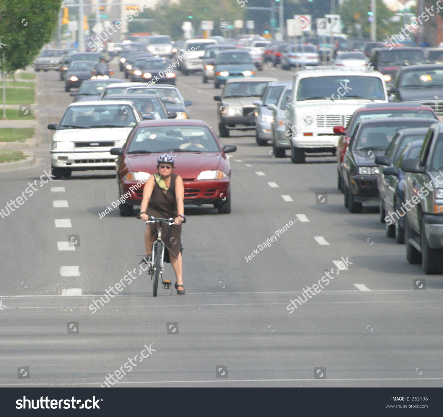 commuter on bike #263198