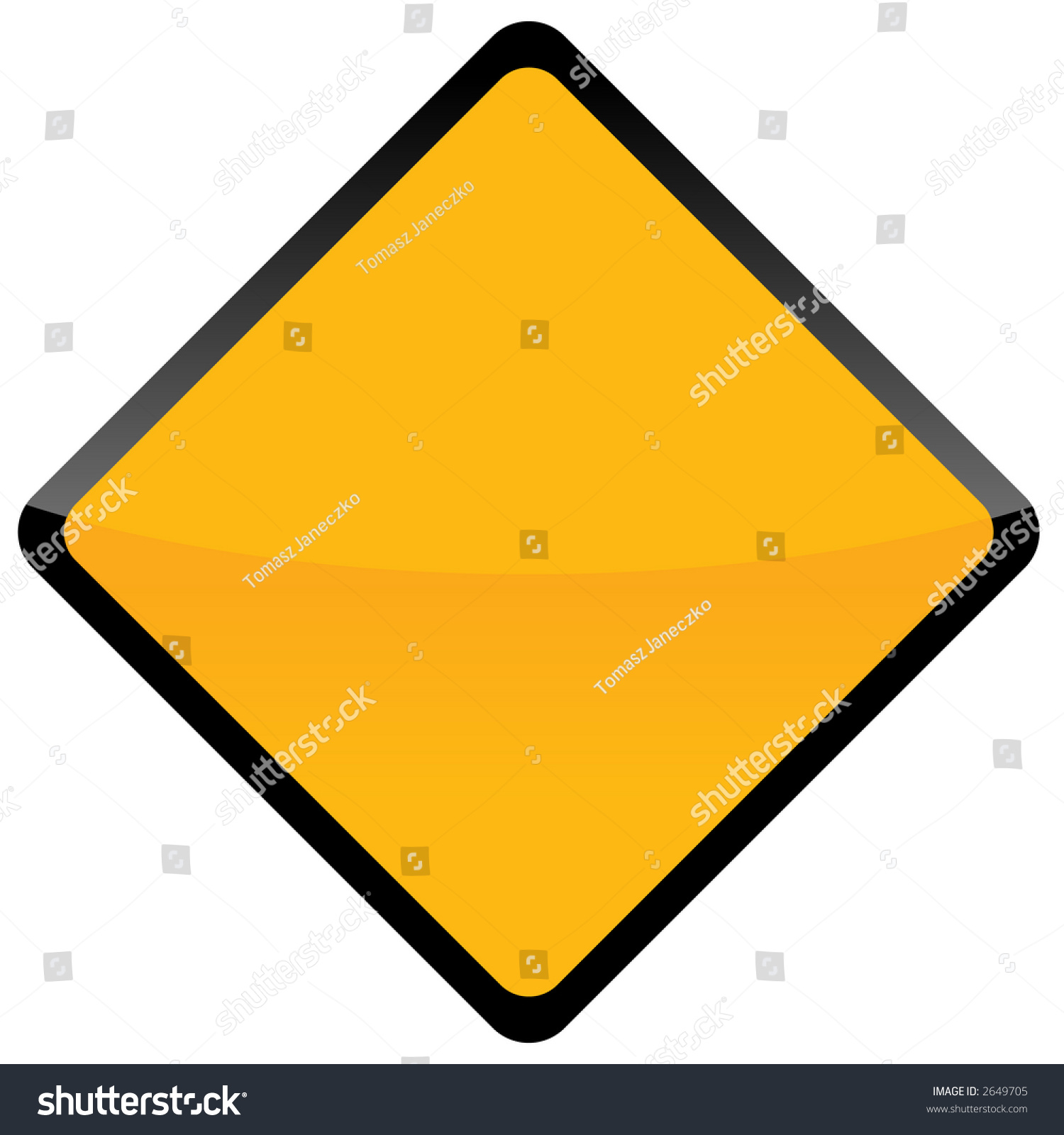 Road sign isolated background on white #2649705