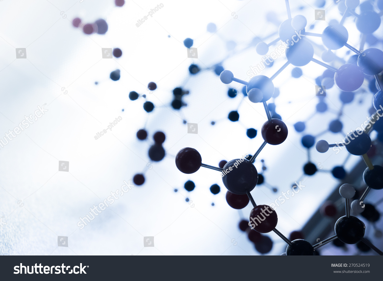 Science Molecule DNA Model Structure, business teamwork concept #270524519