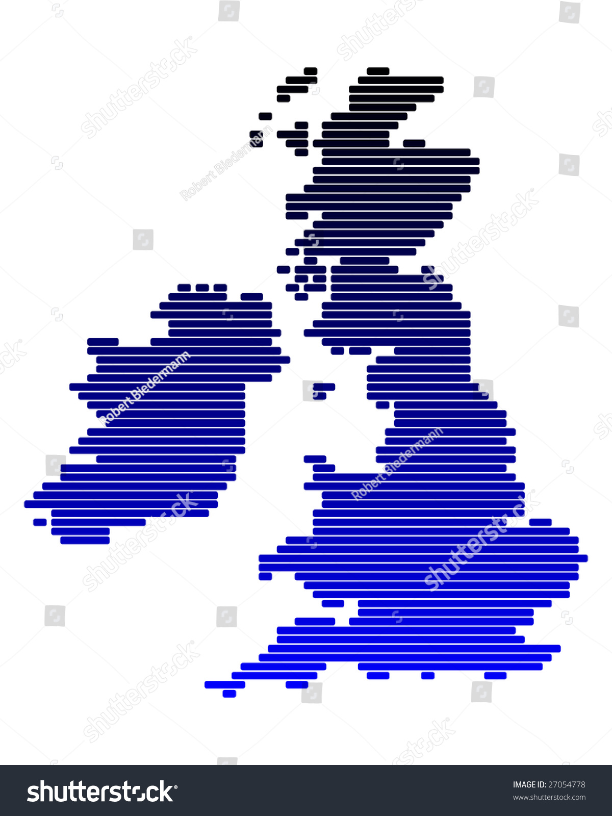 Map of the British Isles - Royalty Free Stock Photo 27054778 - Avopix.com