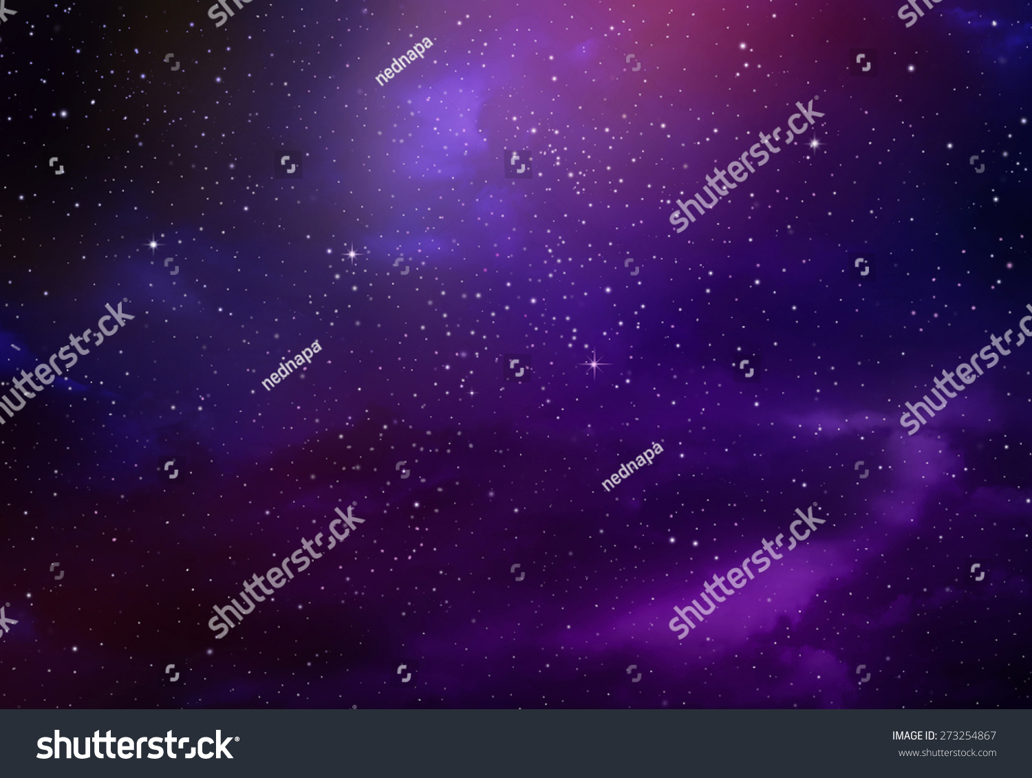 Stars in the night sky,nebula and galaxy #273254867