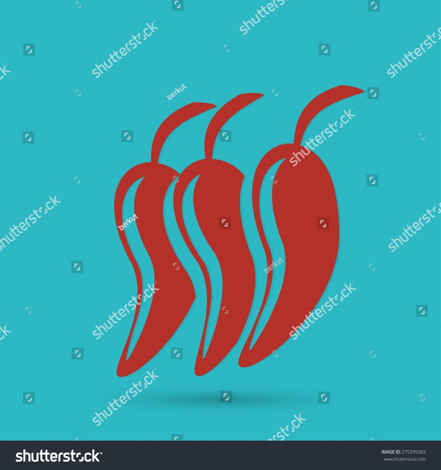 Icon Of Red Hot Chili Pepper Royalty Free Stock Vector 275299382 9426