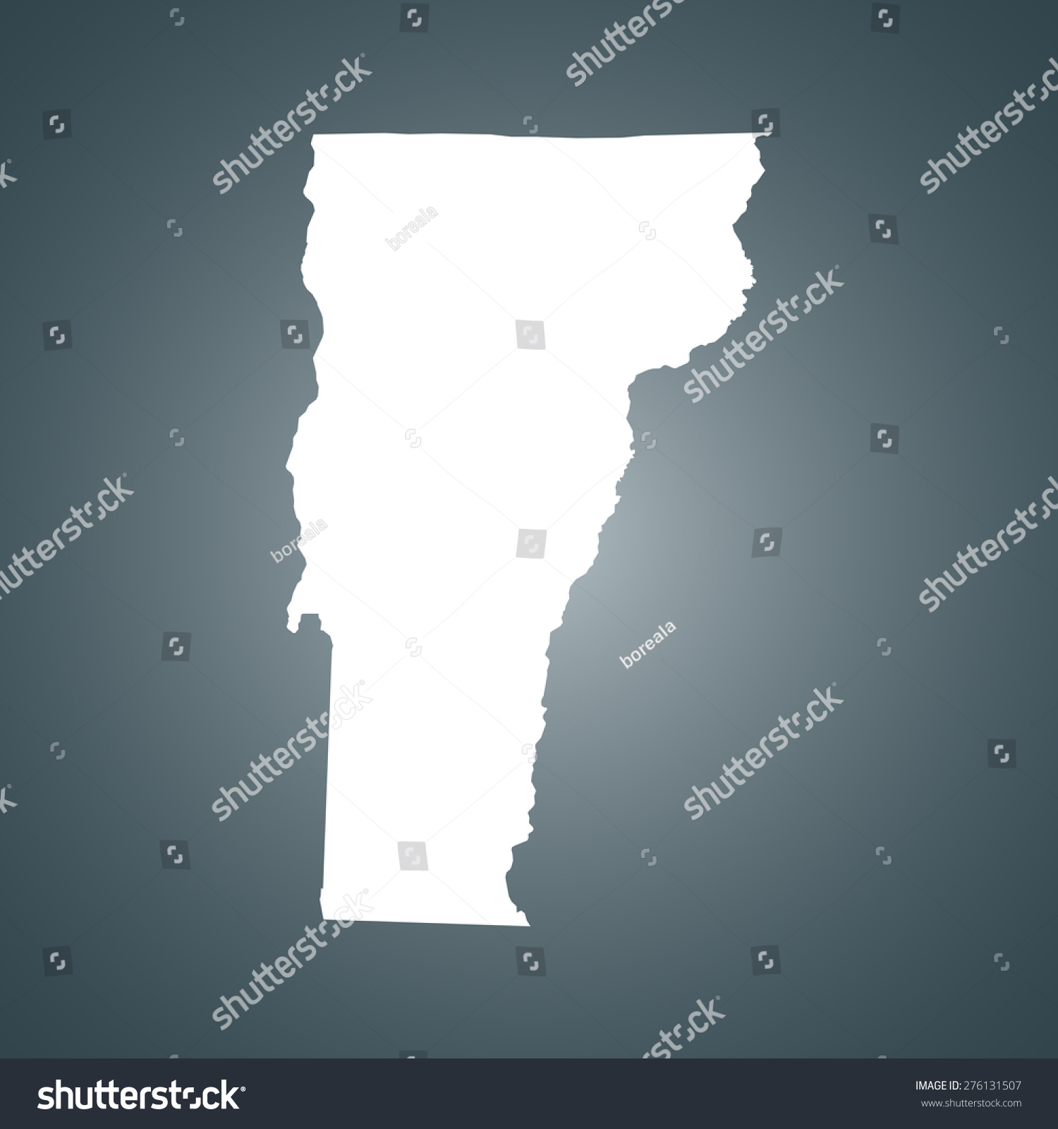 Vermont map - Royalty Free Stock Vector 276131507 - Avopix.com