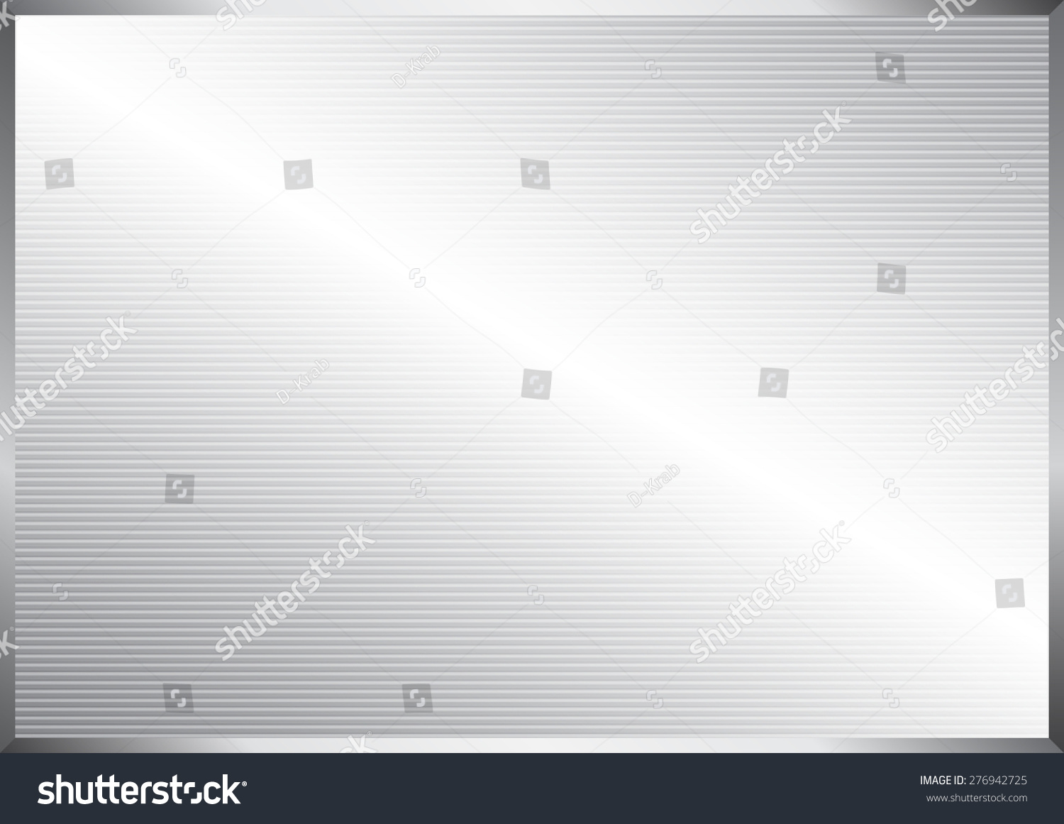 Horizontal line pattern on silver abstract background, vector illustration #276942725