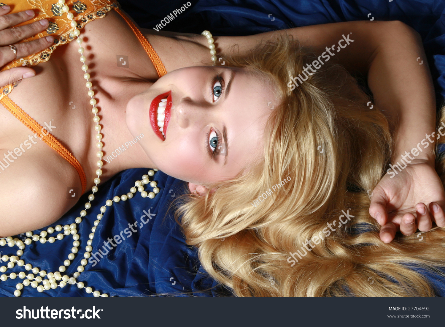 Portrait of attractive beautiful young woman #27704692