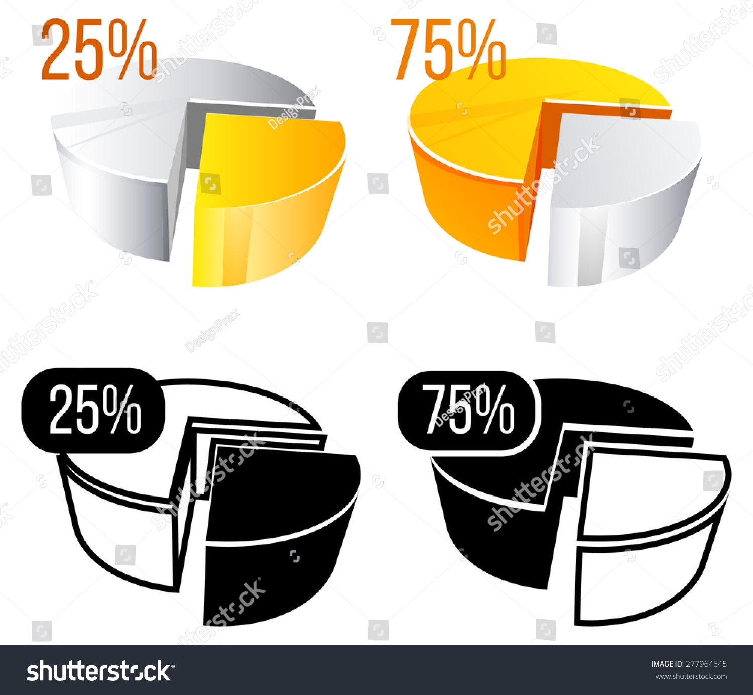 Chart Elements Pie Chart Illustration Royalty Free Stock Photo Chart Elements Pie Chart Illustration Royalty Free Stock Photo