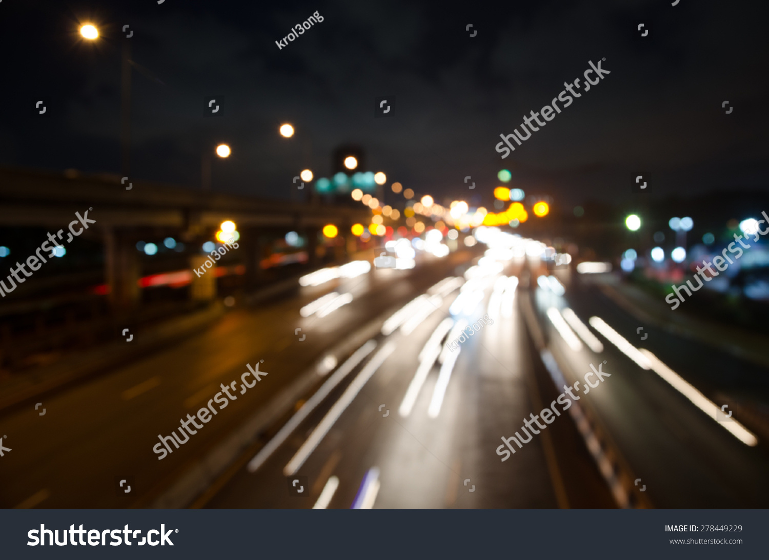 blur colorful lighhts traffic abstract background #278449229