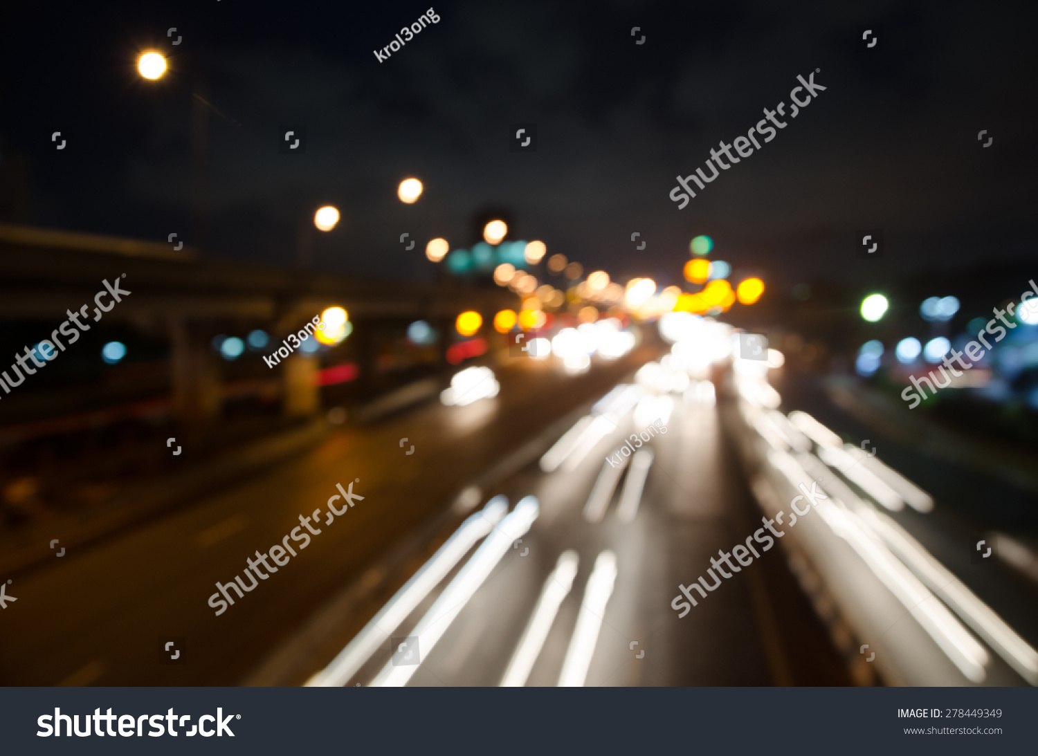 blur colorful lighhts traffic abstract background #278449349