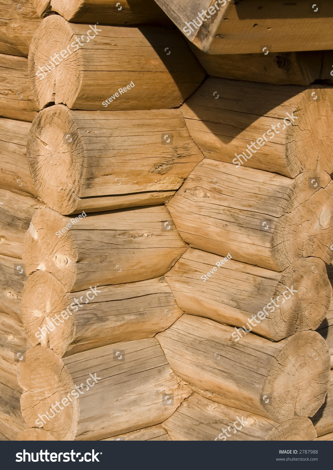 Log cabin corner joints #2787988